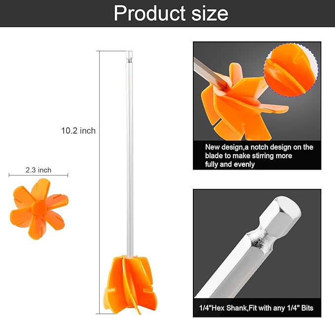 New Design Paint Mixer Drill Attachment - Image 2