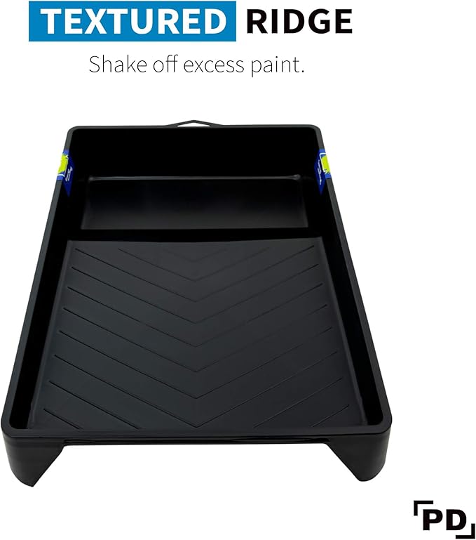 Precision Defined Paint Trays 9-Inch, Paint Roller Trays Set 2-Pack, Plastic - Image 4
