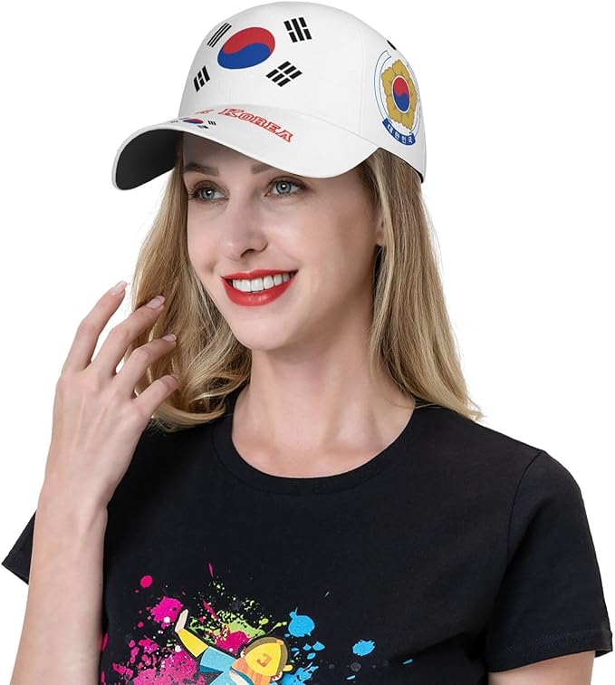 National Flags Baseball Cap for Men Women, Fashion Adjustable Sun Protection Visor Caps Trucker Hat Patriotic Caps