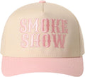 MIRMARU Two-Tone Vintage Canvas Trucker Hats for Men & Women, Adjustable Size Baseball Caps with Trendy Embroidered Design