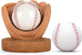 Baseball Holder Baseball Display Set: Baseball Glove Ball Holder Baseball Gifts for Boys,Sons, Men, Team Player,Resin Baseball Stand Baseball Collector Memorabilia Gift Baseball Themed Decor