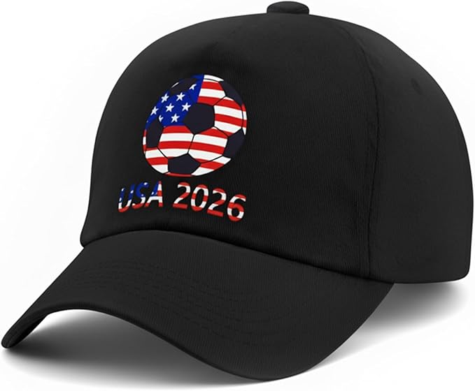 World Cup Soccer Hat 2026 - Adjustable Baseball Cap Merchandise Gifts Accessories Decorations