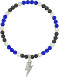 Baseball Necklace for Men 16/18/20 Inch Bling Ice Collection Lightning Bolt Pendant Necklace for Women Rhinestone Clay Beaded Discoball Accessories Gifts for Baseball Team Players Lovers