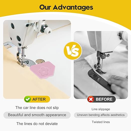 3 Pcs Magnetic Seam Guide for Sewing Machine, 2025 Multifunctional Polygonal - Image 5