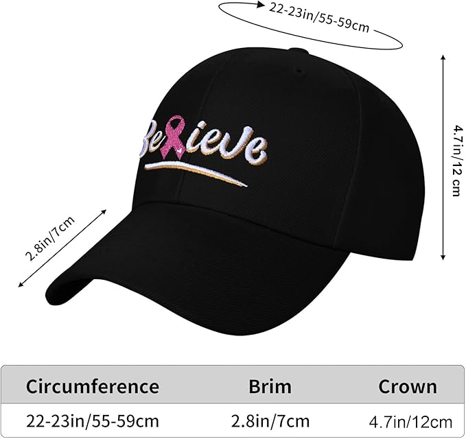 Embroidered Baseball Cap for Women Men Adjustable Baseball Hat Black Baseball Cap Trucker Hat