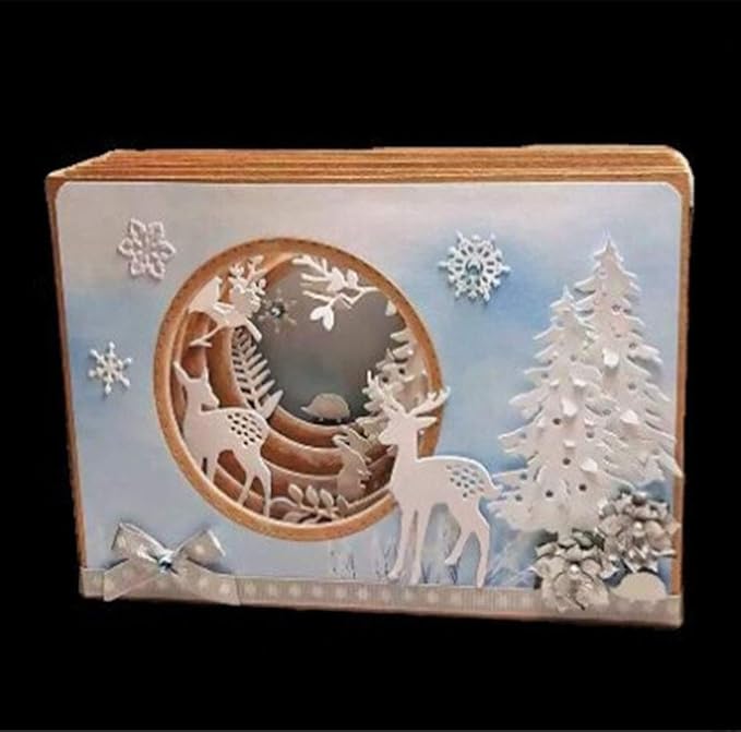 Metal Cutting Dies DIY Merry Christams Embossing Stencil Template Scrapbooking - Image 6