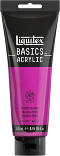 Liquitex BASICS Acrylic Paint, 250ml Tube, Medium Magenta by Liquitex