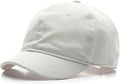 Short Brim Unconstructed Soft Cotton Plain Baseball Cap Adjustable Washed Low Profile Dad Hat for Men Women