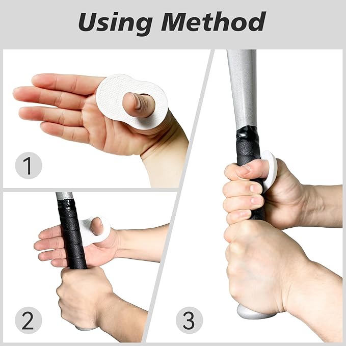 2 Pack Batter's Baseball Thumb Guard for Pro Batters, Hitter Training Aid, Thumb Guard Baseball & Softball Baseball Batting Grip Baseball Accessories Baseball Training Equipment Reduce Bat Sting-Black
