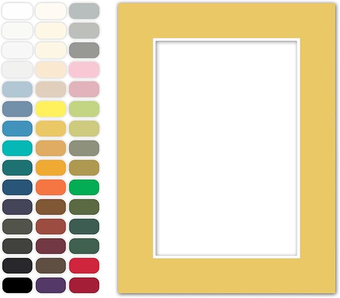 Poster Master Sunflower Matboard – 4-Ply Acid-Free Picture Mat Board by PosterMaster