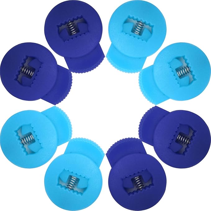 AliBall Glove Locks Baseball, Glove Lace Locks 8 Pack, Never Need Thying Knots Again, Fits All Baseball and Softball Gloves