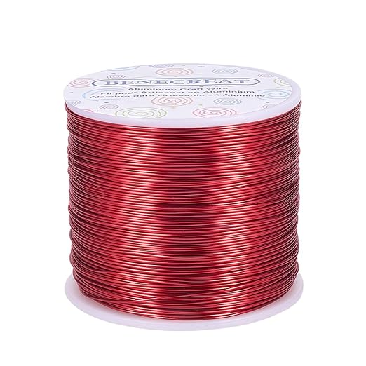 BENECREAT 20 Gauge Aluminum Wire - 770FT Anodized Colored Wire by BENECREAT