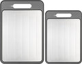 Cutting Board Double Sided, Large Size+Small Size, Food Grade Stainless steel by AOWBCGD