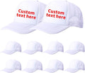 10 Pack of Blank Trucker Hat Bulk Men and Women Hats Bulk DIY Graffiti Mesh Hat Hot Stamping Hats