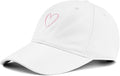 Zando 2026 Trendy Heart Baseball Caps for Women Men Girls Dad Adjustable Cute Cotton Trucker Hat for Casual Travel Sports