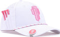 NJF Golf Hat Men - Breathable Mens Golf Hats, Adjustable Rope Hook and Loop Style Cap, Convenient Cap with Tee Holder