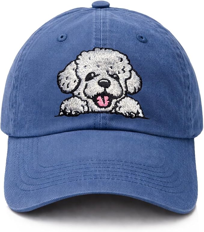 Pet Dog Lover Gifts,Embroidered Dog Baseball Hats for Men Women Dad Mom