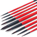 Transon Round Paint Brush Set 9pcs Synthetic Sable Hair by Transon