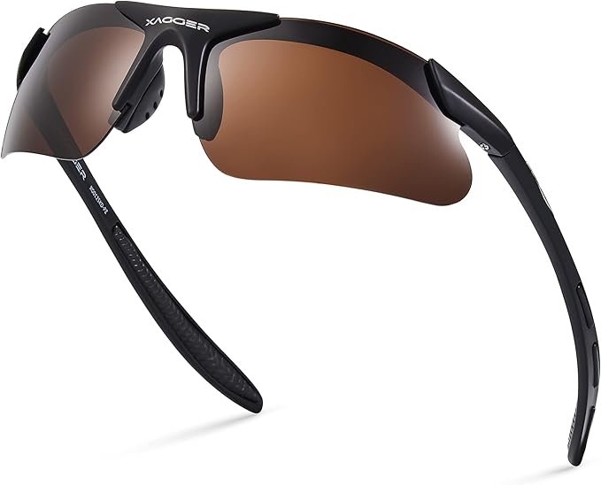 Xagger Kids Youth Polarized Sports Sunglasses for Boys Girls Baseball Softball Glasses TR90 Frame