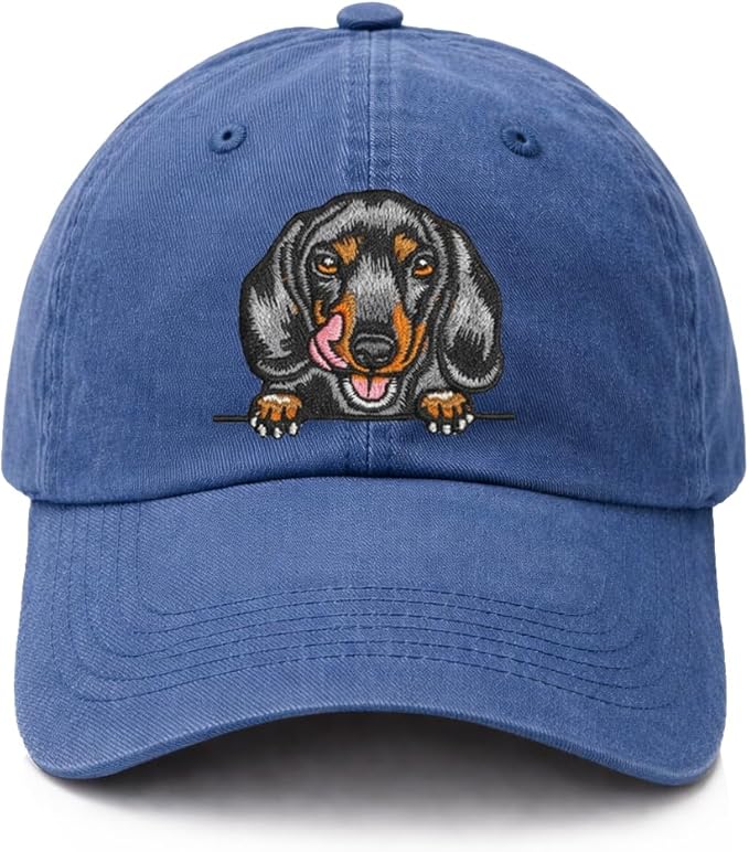 Pet Dog Lover Gifts,Embroidered Dog Baseball Hats for Men Women Dad Mom