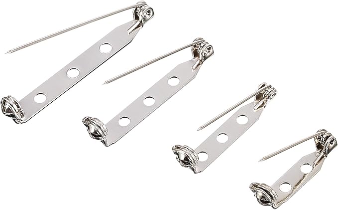 Shappy 100 Pieces Brooch Pin Backs Bar Pins Backs - Image 5