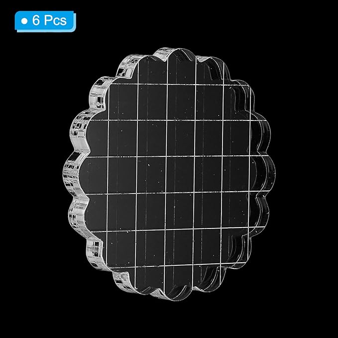 PATIKIL 2.8" Acrylic Stamp Block - Image 3
