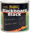 Rustins Blackboard Black Paint 250ml by Rustins
