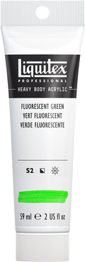 Liquitex Professional Heavy Body Acrylic Paint, 2-oz Tube, Fluorescent Green by Liquitex