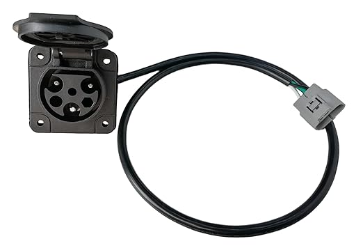 JOEEGO Charger Receptacle Compatible with Evolution Golf Cart (All Models Before 2023) Replaces OEM# 2.04.0602, 40 inches