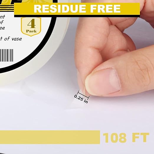 4Packs Clear Floral Tape - Image 2