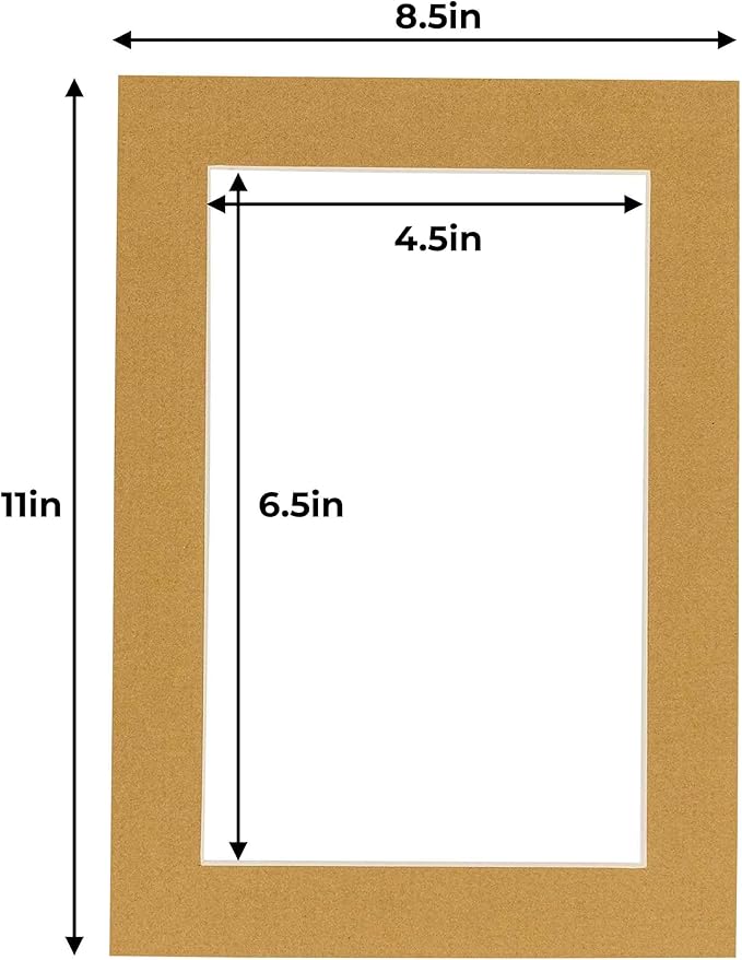 5x7 Mat for 8.5x11 Frame - Image 3