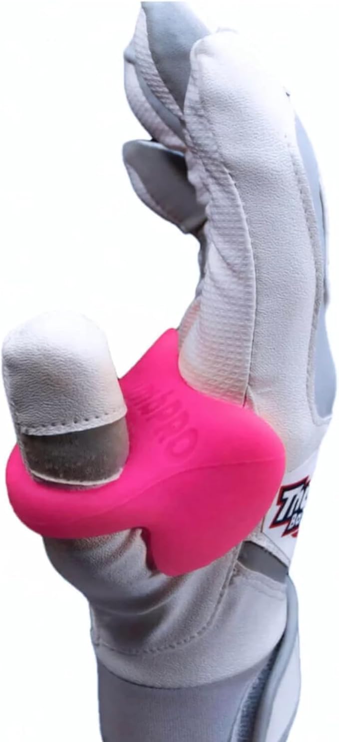 ThumbPRO Baseball Thumb Guard - Batting Aid & Grip Enhancer - Reduces Sting, Improves Swing - for Baseball & Softball - All Levels, Left/Right Hand - 3 Sizes