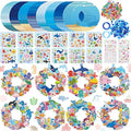 Hollowfly 48 Sets Under the Sea Craft Kits DIY Summer Ocean Wreaths