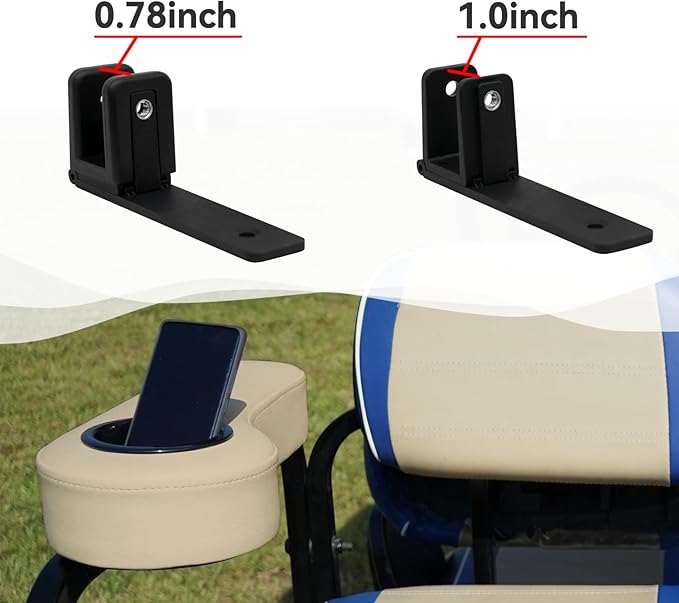 Golf Cart Armrest with Cup Holder for Rear Seat kit