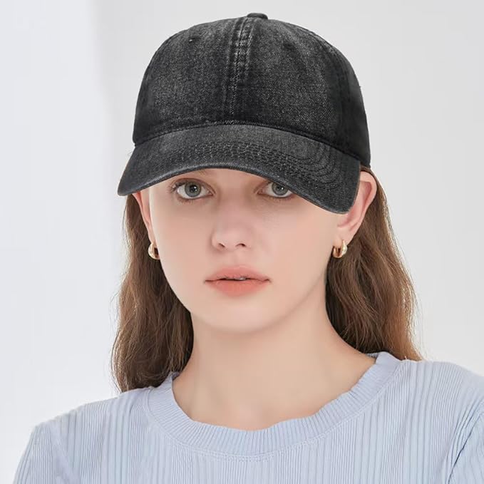 Baseball Cap for Women Men Classic Strapback Hats Adjustable Sun Hat