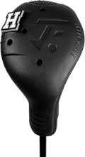 Snap-On Golf Club Covers for Right-Handed Golf Clubs, Easy On Off in 1 Second, Fits 460cc Drivers, Washable EVA Plastic with Shaft Lock, DIY Pins for Customization
