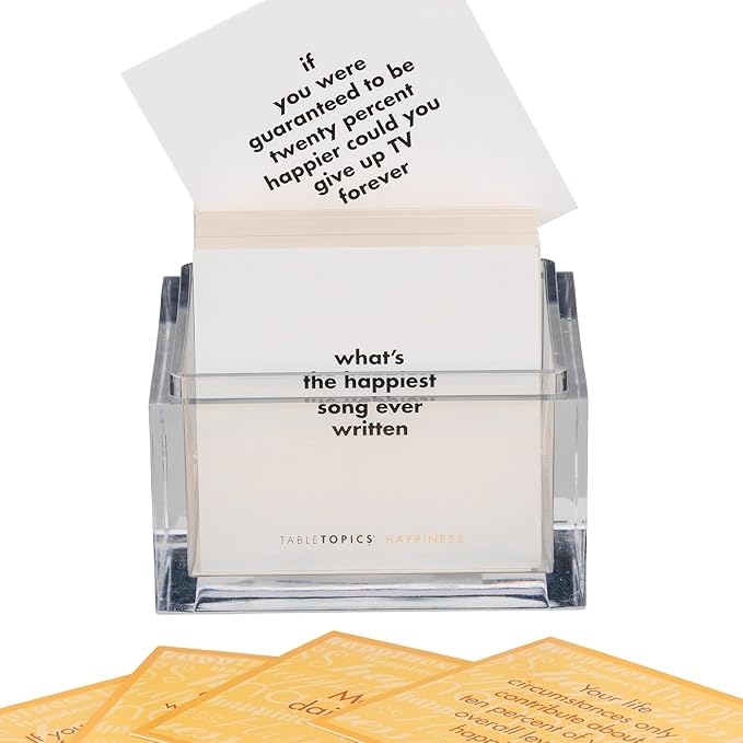 TableTopics Happiness Question Card Game - Image 2
