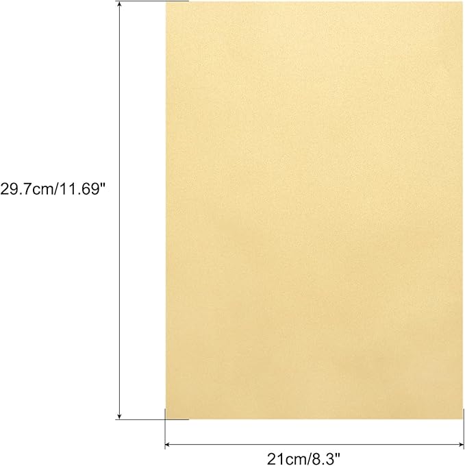 MECCANIXITY Colored Vellum Paper, 20 Sheet Orange Yellow Transparency 11.7 x - Image 2