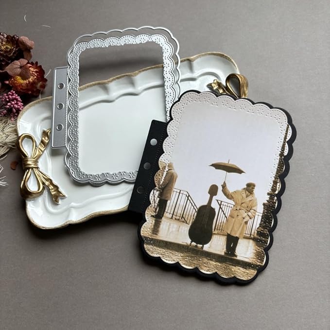 Rectangular Loose-Leaf Lace Die Cuts - Image 3