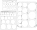 Tamaki Circle Template Circle Round Stencil Templates by Tamaki