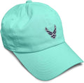 Speedy Pros Soft Baseball Hat Embroidered Dad Hat Air Force Emblem Embroidery Men & Ladies Baseball Cap Cotton
