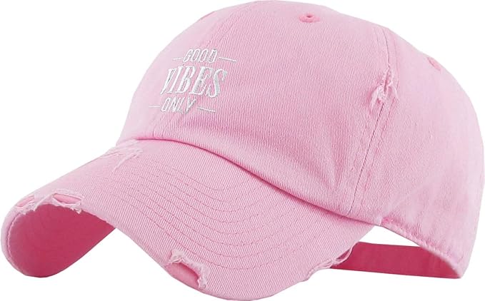 Rose Flowers Love Good Vibes Men Women Dad Hat Baseball Cap Adjustable Unisex