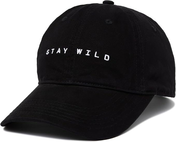 Atticus Poetry Hat, Embroidered Brushed Cotton Women’s Baseball Hat Unisex Fit, Adjustable One Size