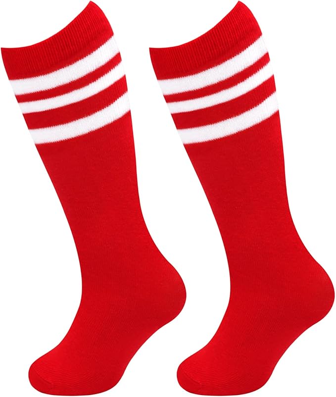 qikqik Toddler Soccer Socks Kids Soccer Socks Boys Baseball Sock Youth Football Sock Girls Softball Accessories Team Sports