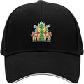 Embroidered Baseball Cap for Men Women, Breathable Cotton Adjustable Hat, Various Patterns for Casual Daily Outfits