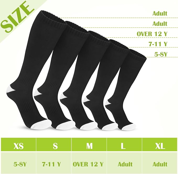 Haysandy 2 Pairs Baseball Softball Socks Athletic Soccer Football Sports Socks Over the Calf for Adult Men Women