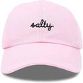 DALIX Salty Embroidered Cotton Beach Baseball Cap Adjustable Dad Hat Womens