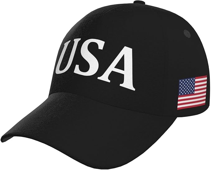 USA Flag Baseball Cap American Patriotic Trucker Hat Father Dad Mother Mom Adjustable Sportswear Hat for Men Women Adults
