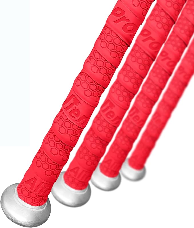 ALIEN PROS Bat Grip Tape for Baseball (2 Grips/4 Grips) – 1.1 mm Precut and Pro Feel Bat Tape – Replacement for Old Baseball bat Grip – Wrap Your Bat for an Epic Home Run (2 Grips/4 Grips)