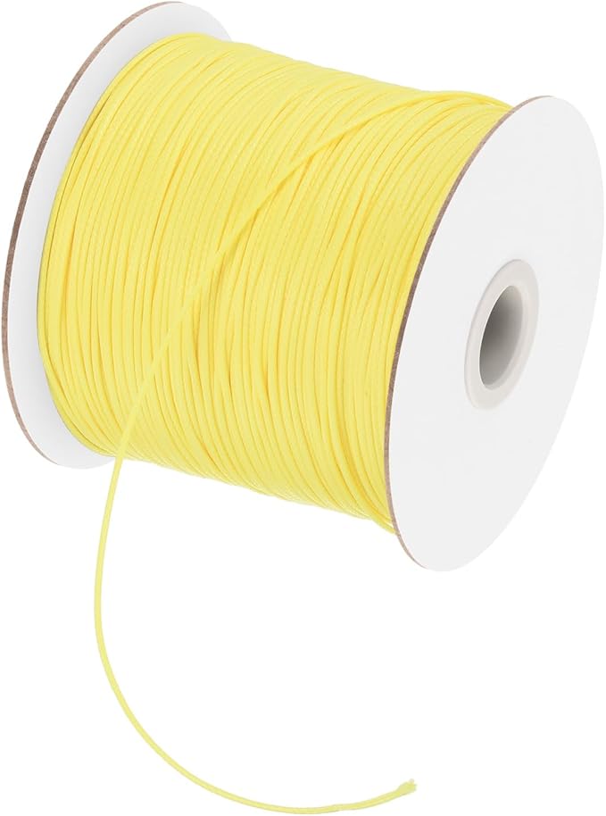 MECCANIXITY Waxed Cord 0.5mm Waxed Polyester Cord 175 Yard Wax String by MECCANIXITY